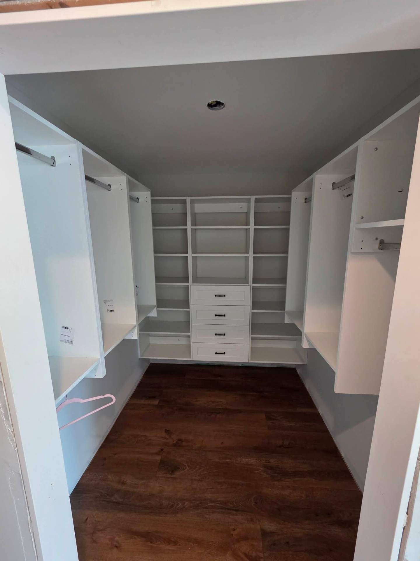 Custom built-in walk-in closet